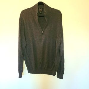 Jos. A. Bank mens Large half zip sweater large